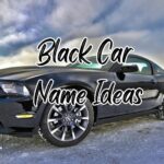 Black Car Name Ideas